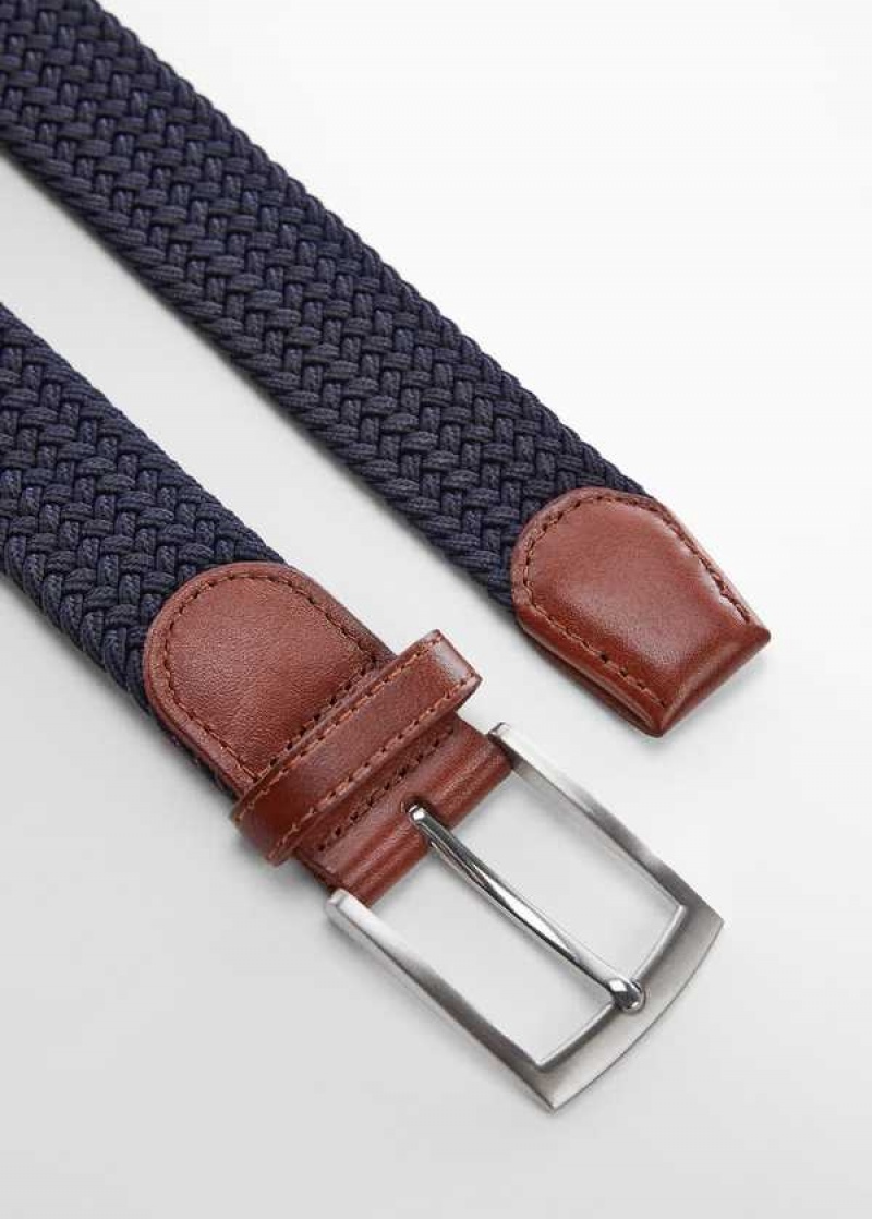 Mango Braided Elastic Belt | MNG-21158