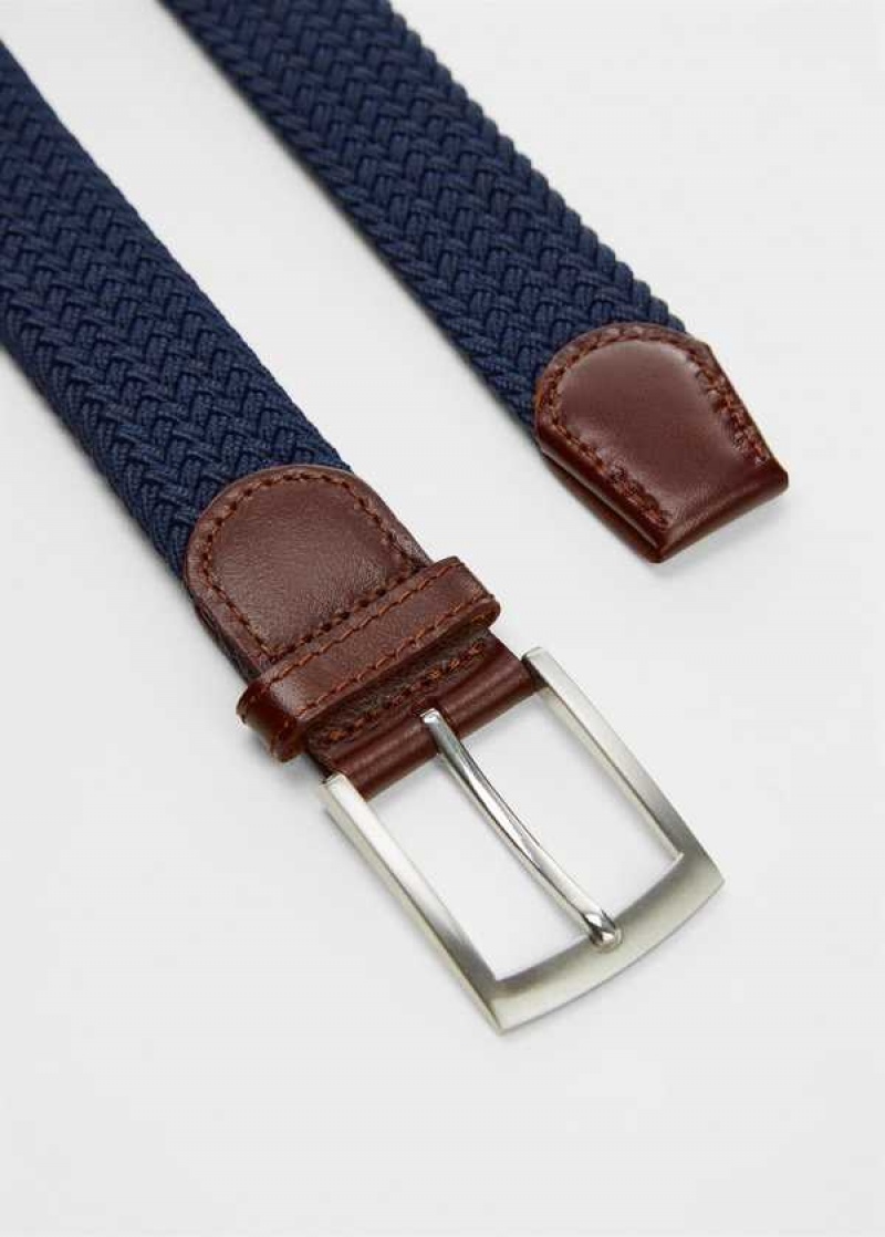 Mango Braided Elastic Belt | MNG-21199