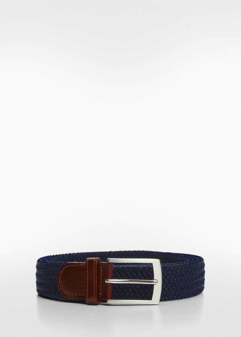 Mango Braided Elastic Belt | MNG-21199