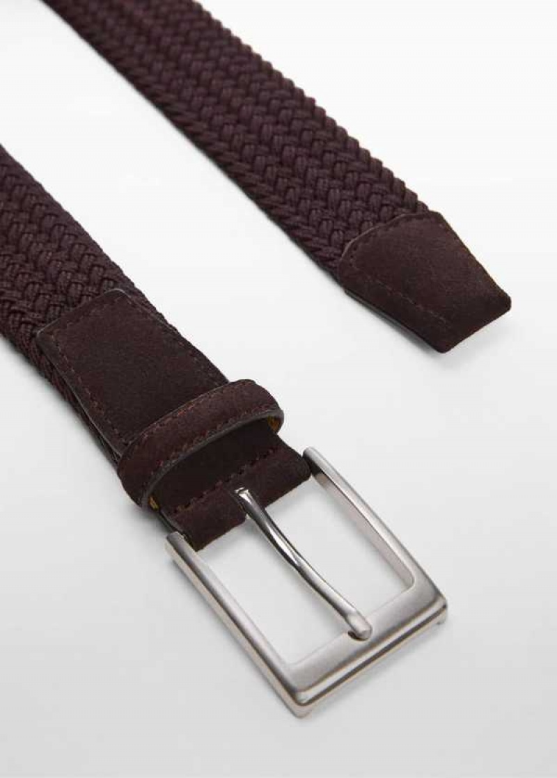 Mango Braided Elastic Belt | MNG-21201