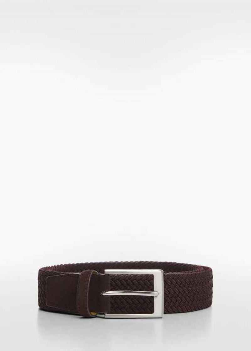 Mango Braided Elastic Belt | MNG-21201