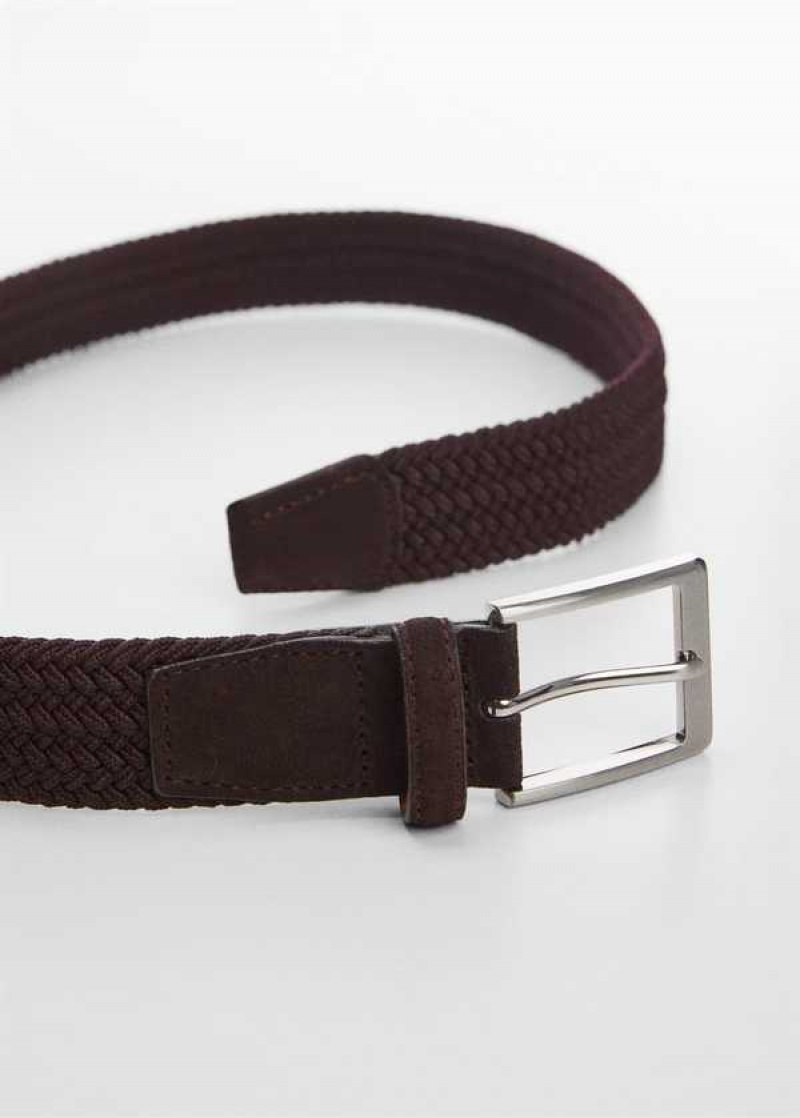 Mango Braided Elastic Belt | MNG-21201