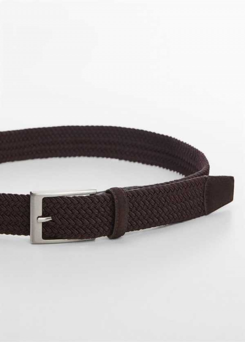 Mango Braided Elastic Belt | MNG-21201