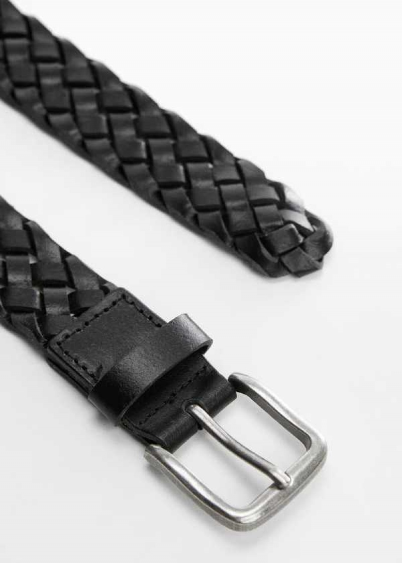 Mango Braided Læder Belt | MNG-21185