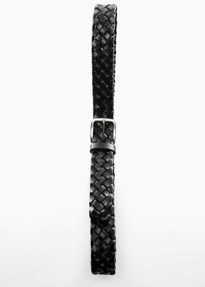 Mango Braided Læder Belt | MNG-21185