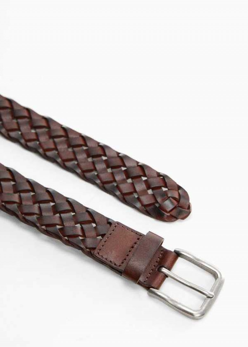 Mango Braided Læder Belt | MNG-21186