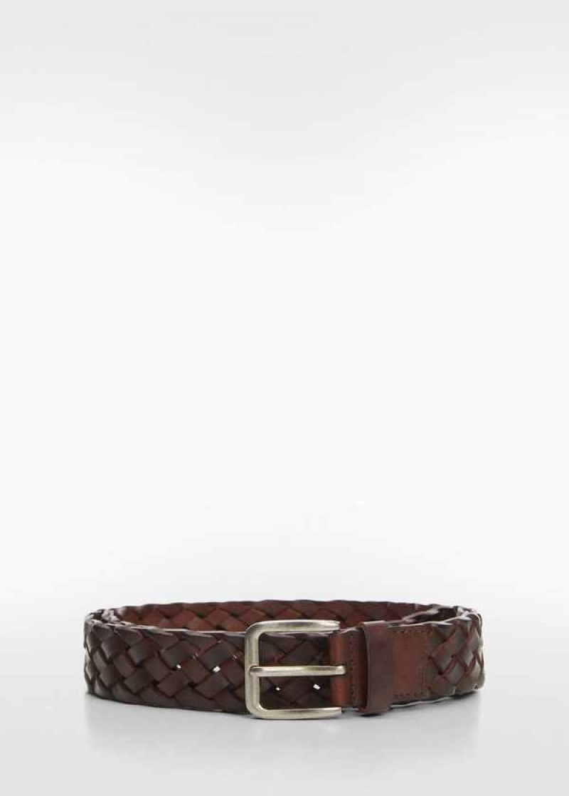 Mango Braided Læder Belt | MNG-21186