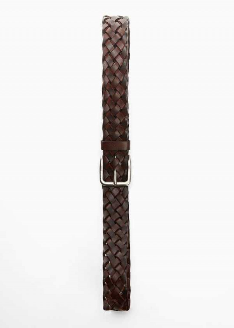 Mango Braided Læder Belt | MNG-21186