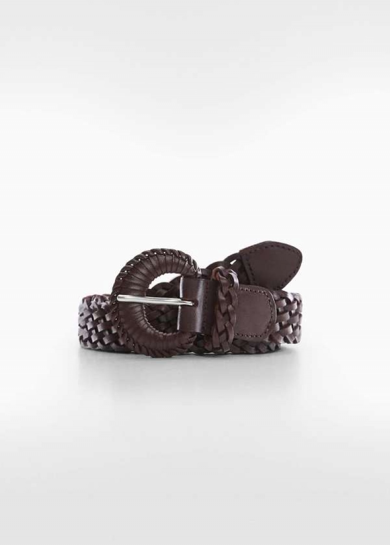 Mango Braided Læder Belt | MNG-22978