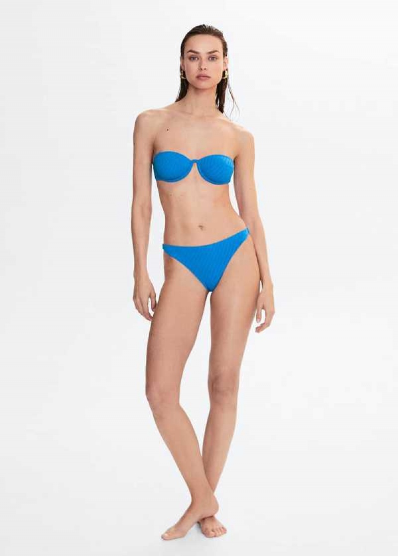 Mango Brazilian Textured Bikiny Bottoms | MNG-23752