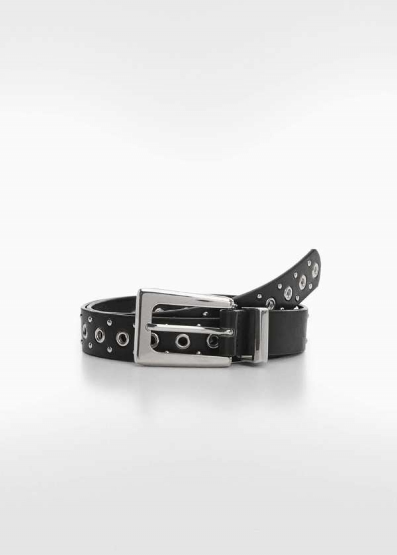 Mango Buckled Studded Belt | MNG-22962