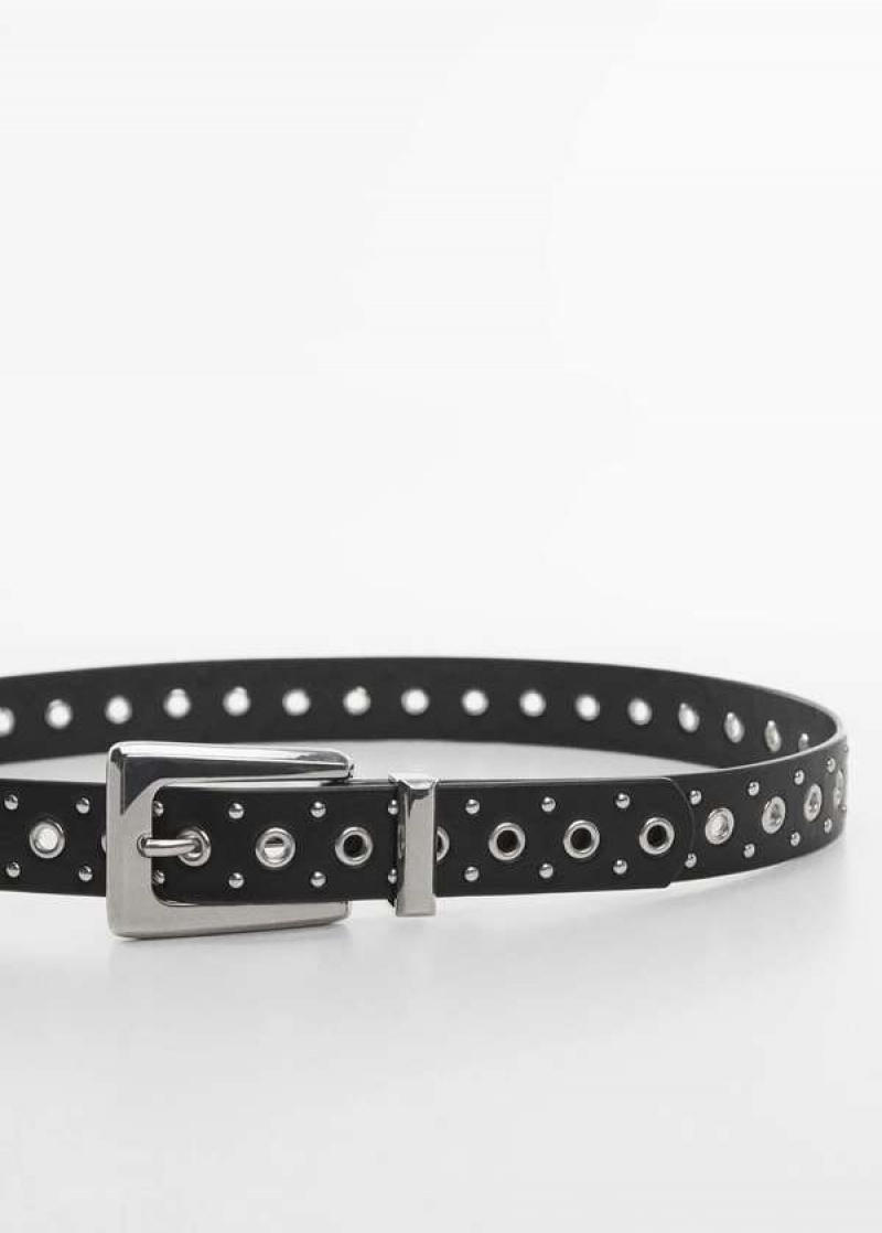 Mango Buckled Studded Belt | MNG-22962