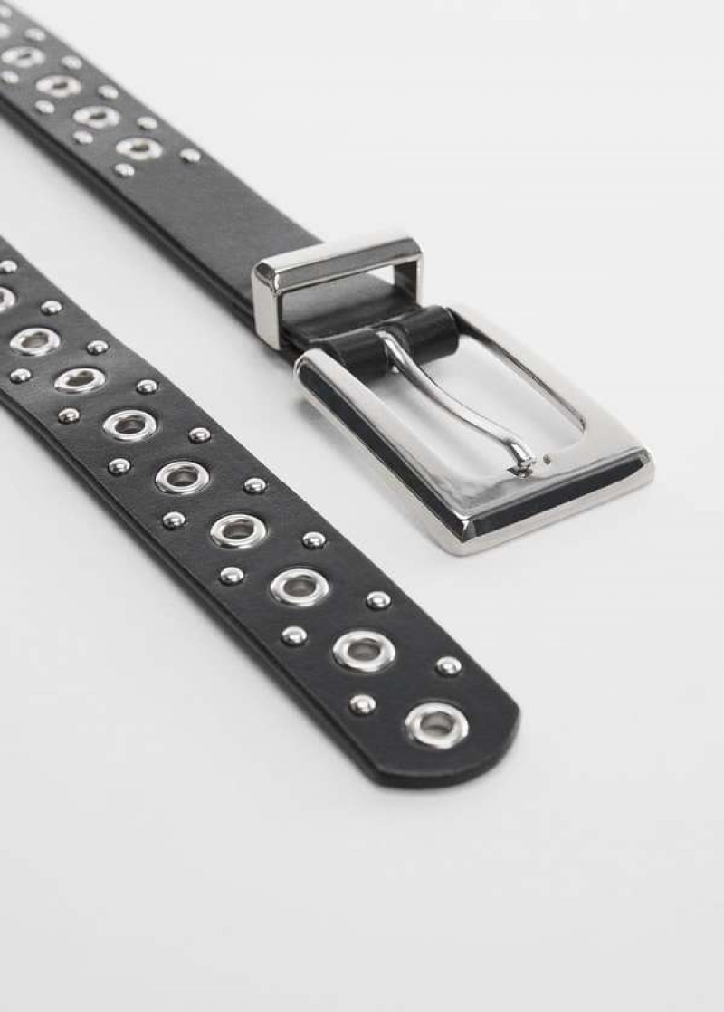 Mango Buckled Studded Belt | MNG-22962