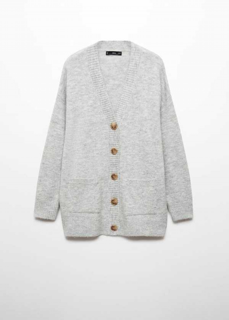 Mango Button Knit Cardigan | MNG-25643