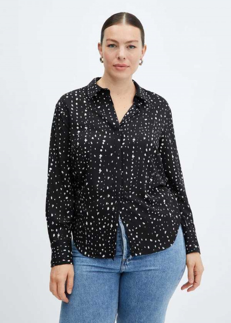 Mango Buttoned Flowy Shirt | MNG-25382