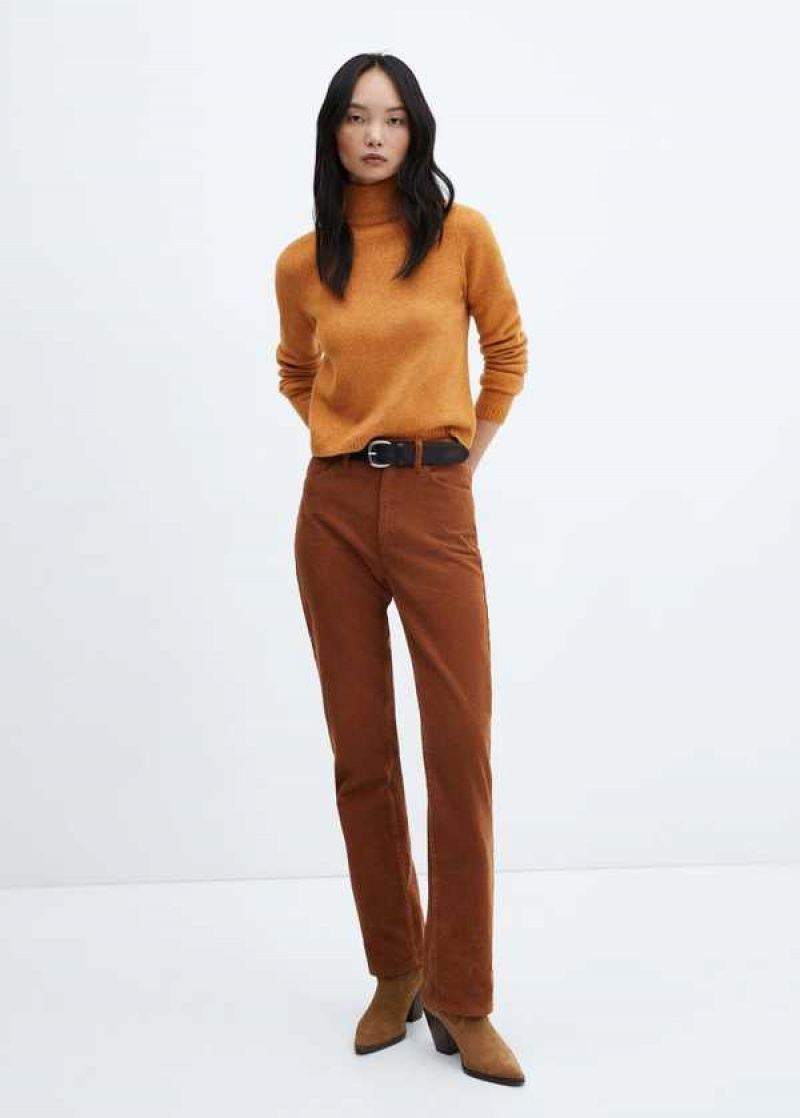 Mango Cable-knit Zip-neck Svetrové | MNG-25633