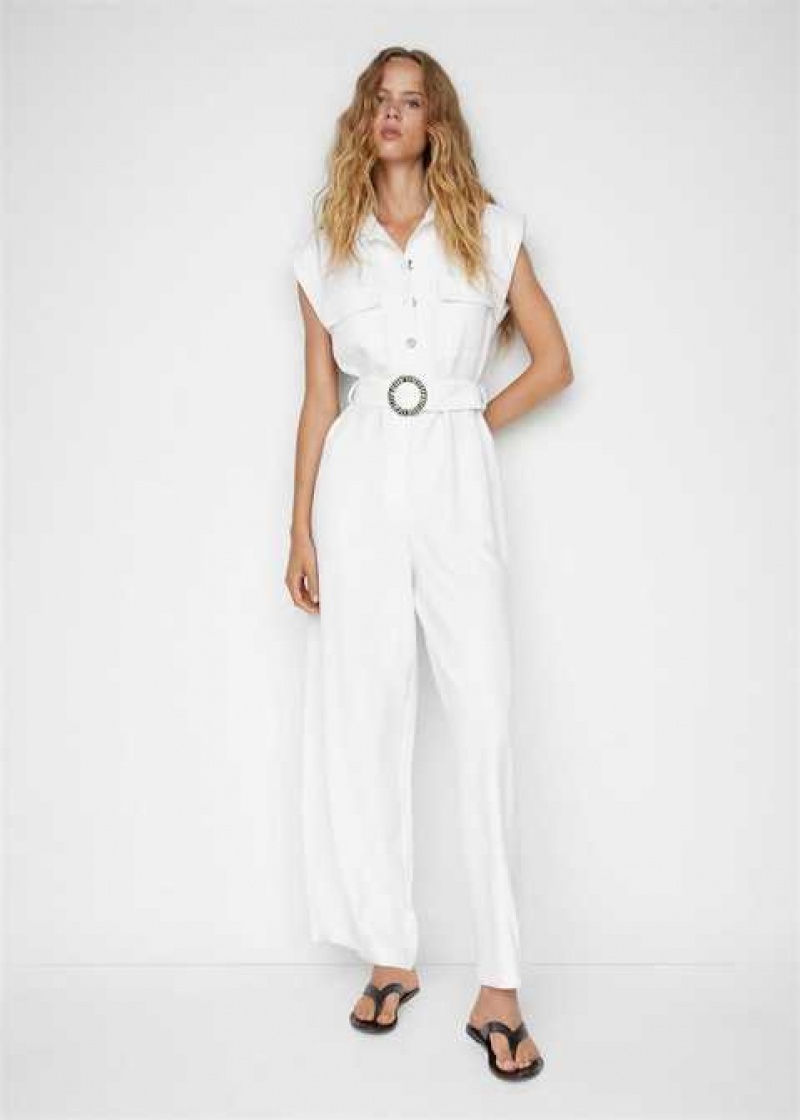 Mango Camp-collar Jumpsuit | MNG-25728