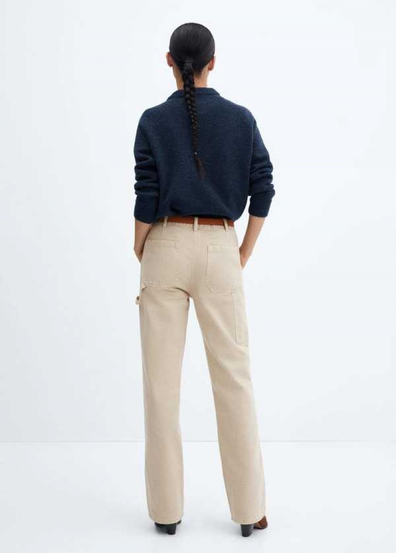 Mango Carpenter Cargo Jeans | MNG-23785