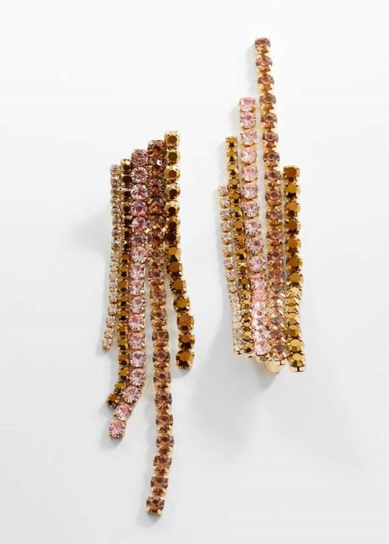 Mango Cascade Crystal Earrings | MNG-22881