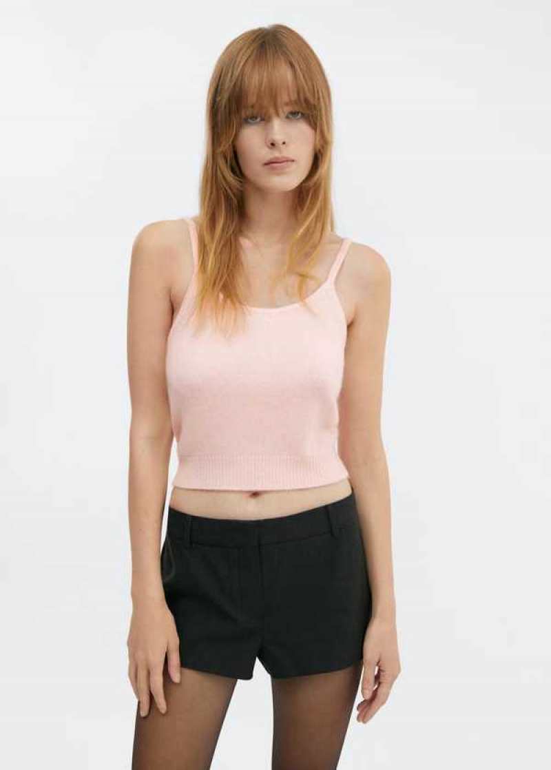 Mango Cashmere Páskové Top | MNG-24884