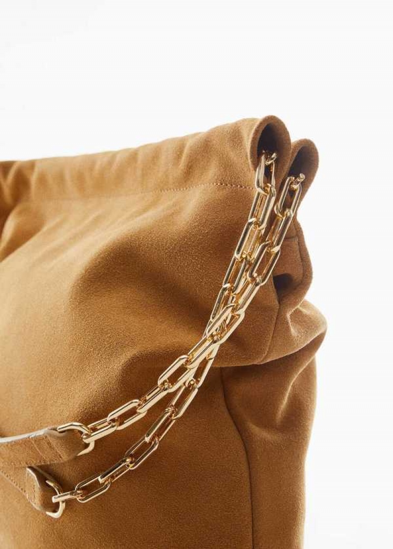 Mango Chain Læder Bag | MNG-23274