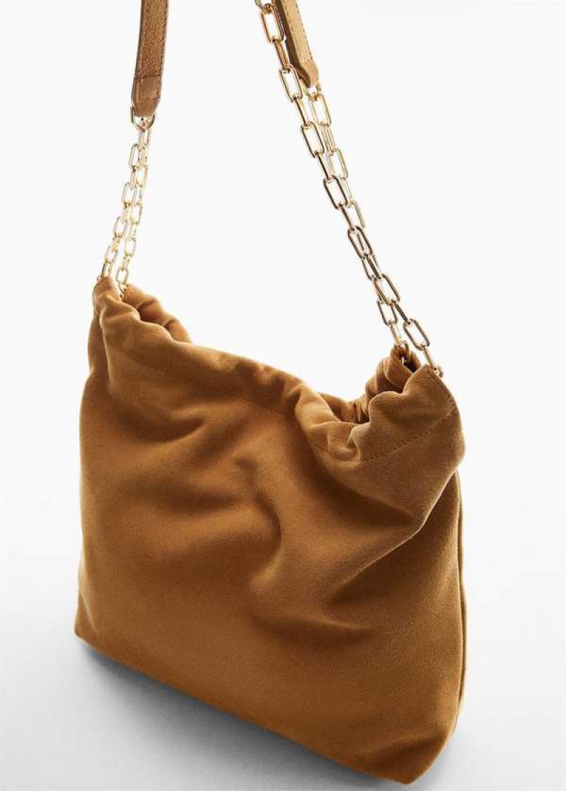 Mango Chain Læder Bag | MNG-23274