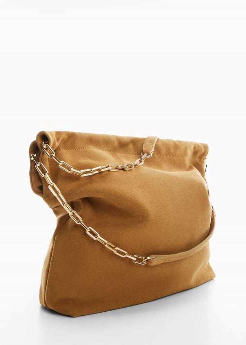 Mango Chain Læder Bag | MNG-23274