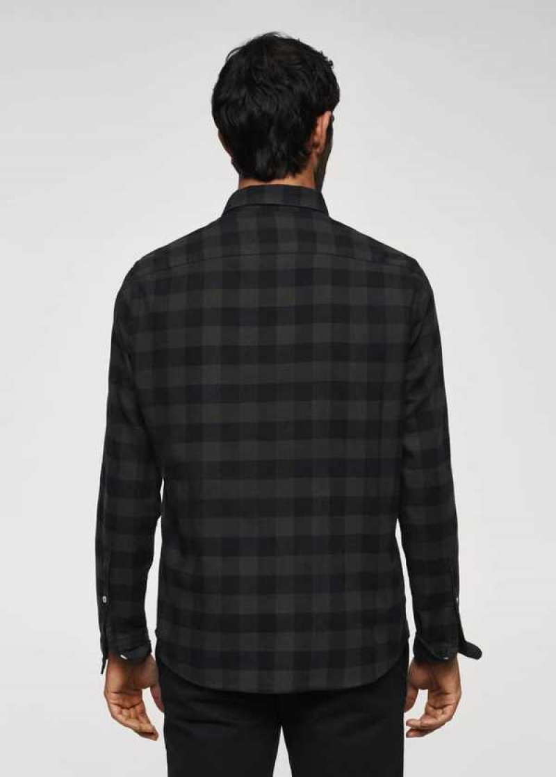 Mango Checked Flannel Shirt | MNG-22153