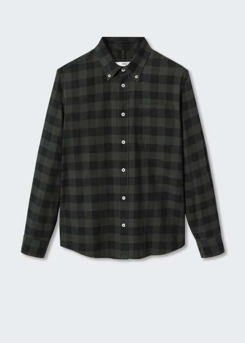 Mango Checked Flannel Shirt | MNG-22153