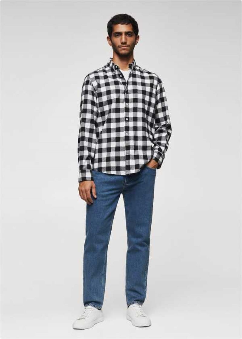 Mango Checked Flannel Shirt | MNG-22154