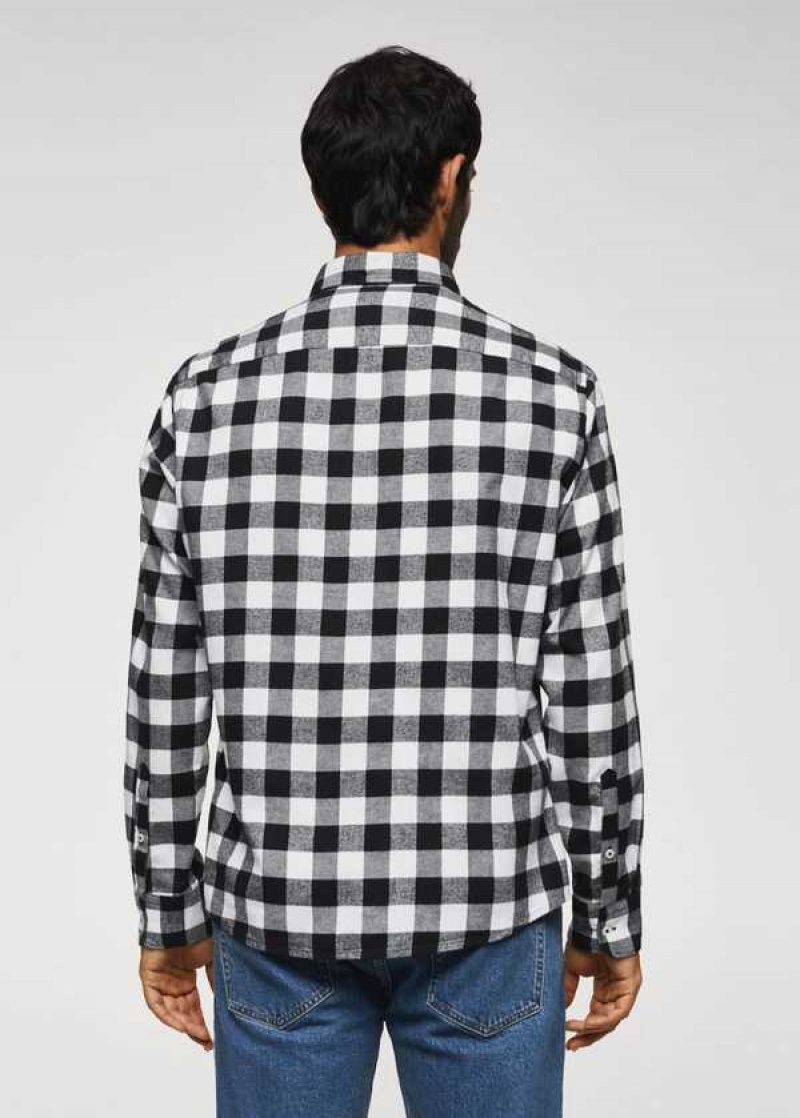 Mango Checked Flannel Shirt | MNG-22154