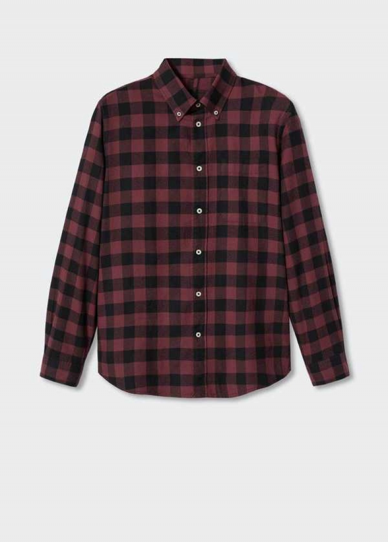 Mango Checked Flannel Shirt | MNG-22155