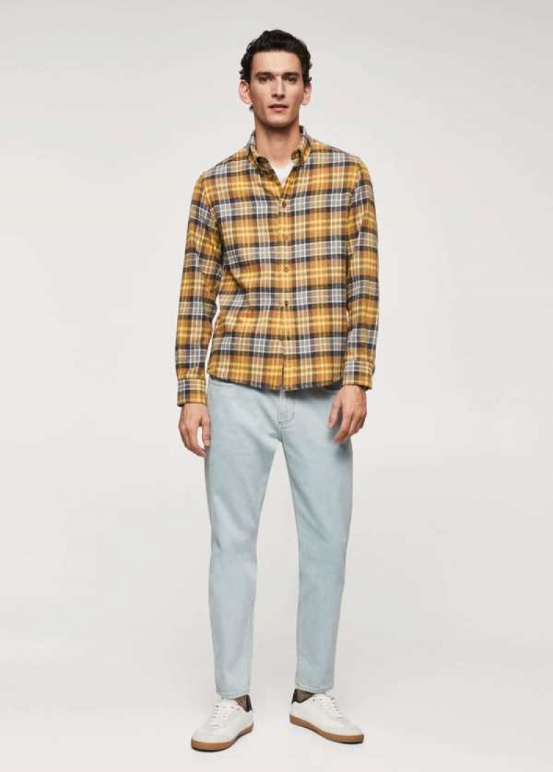 Mango Checked Flannel Shirt | MNG-22156