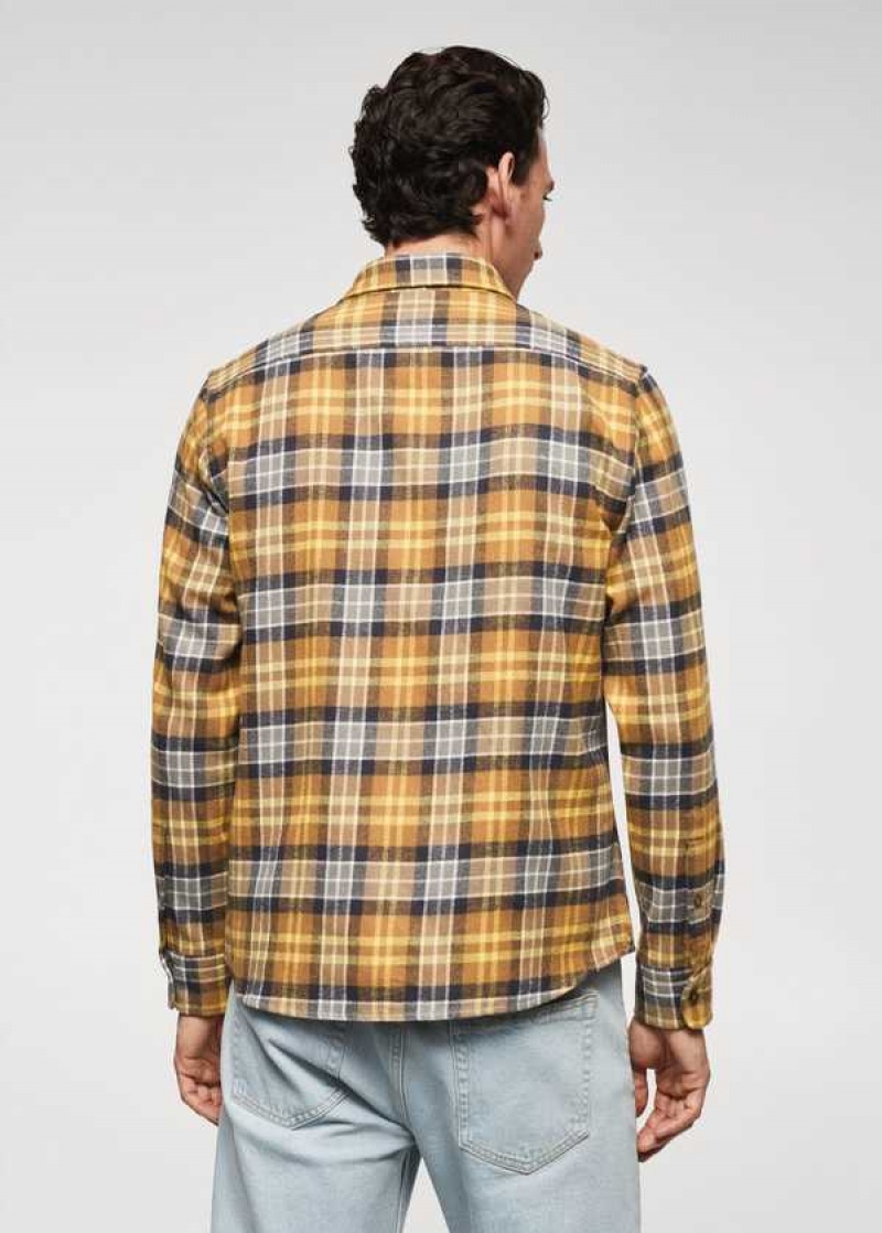 Mango Checked Flannel Shirt | MNG-22156