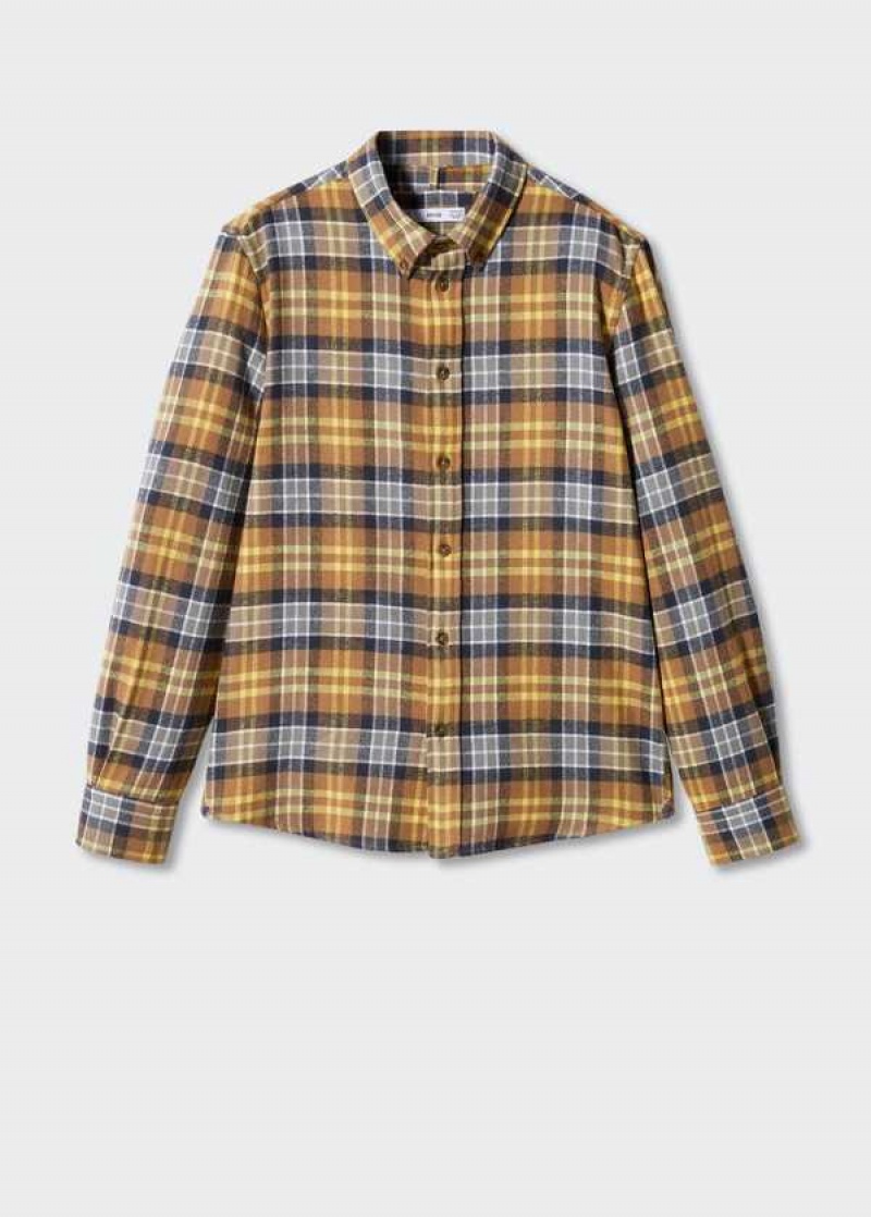 Mango Checked Flannel Shirt | MNG-22156