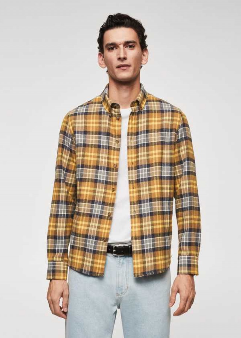 Mango Checked Flannel Shirt | MNG-22156