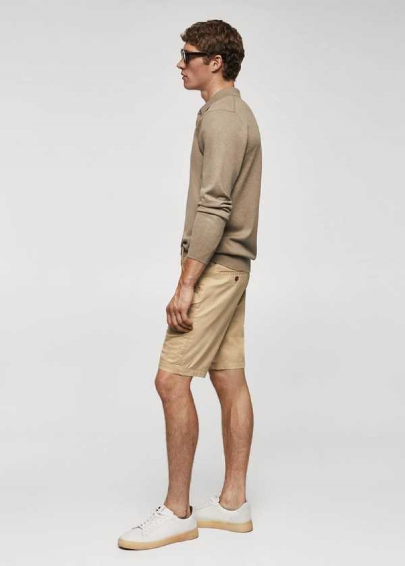 Mango Chino Bermuda Shorts | MNG-22392