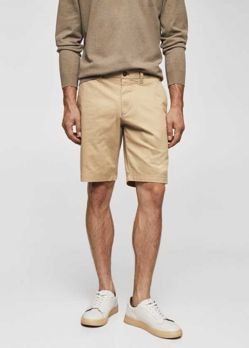 Mango Chino Bermuda Shorts | MNG-22392