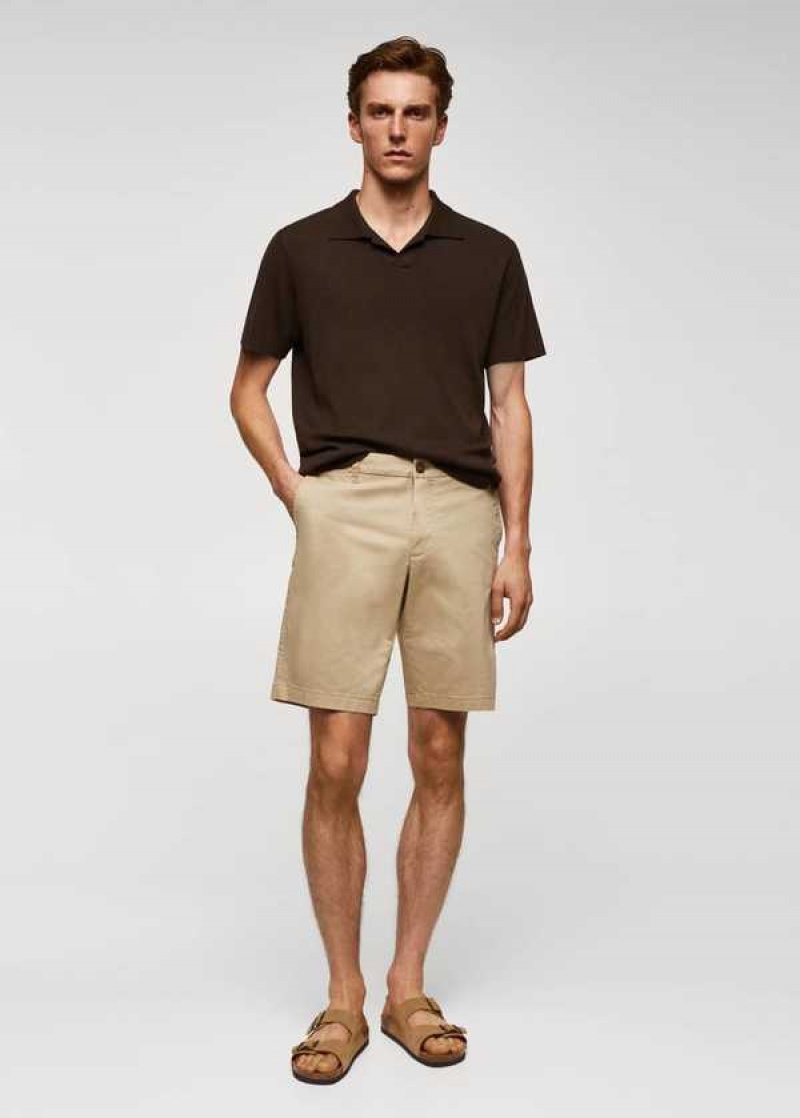 Mango Chino Bermuda Shorts | MNG-22399