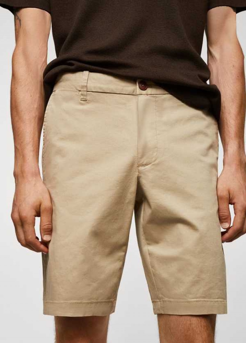 Mango Chino Bermuda Shorts | MNG-22399