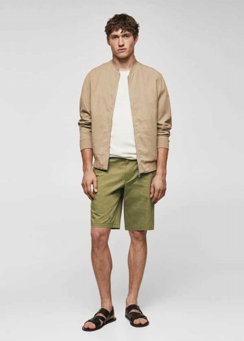 Mango Chino Bermuda Shorts | MNG-22443