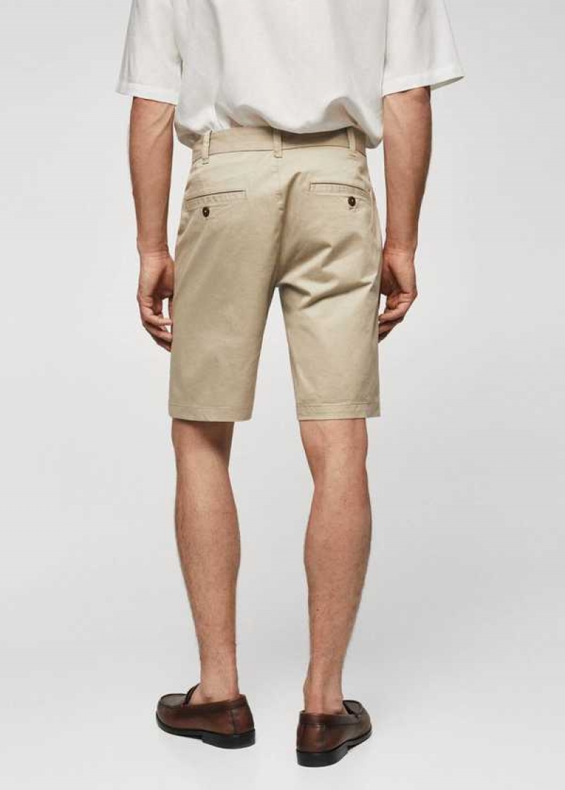 Mango Chino Bermuda Shorts | MNG-22444