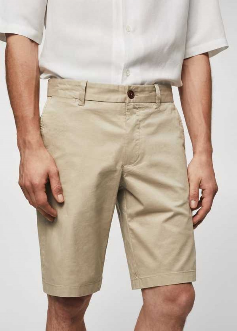 Mango Chino Bermuda Shorts | MNG-22444