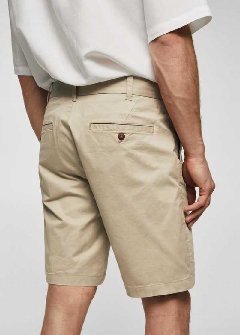 Mango Chino Bermuda Shorts | MNG-22444