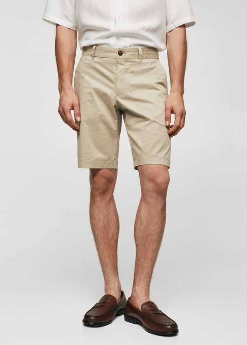 Mango Chino Bermuda Shorts | MNG-22444