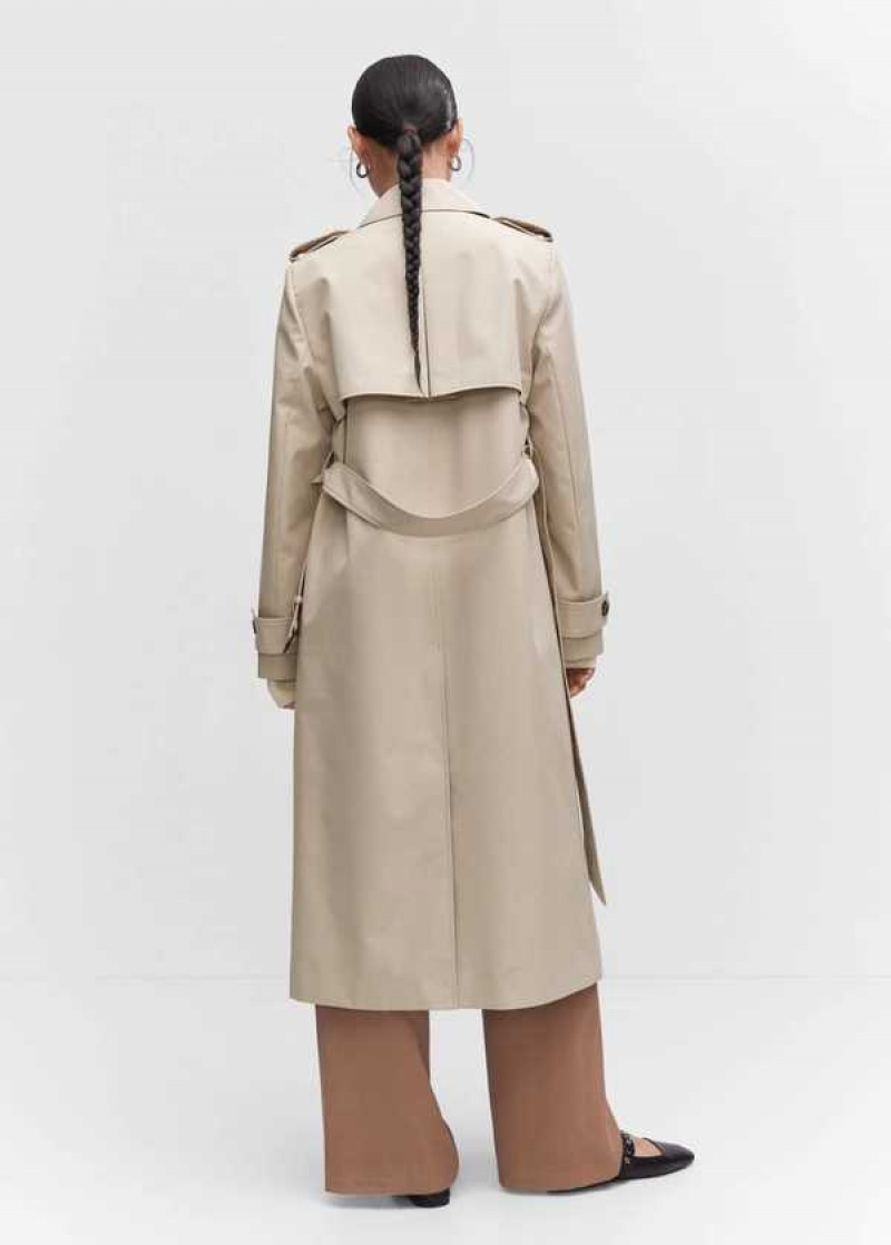 Mango Classic Trench Coat With Belt | MNG-26431