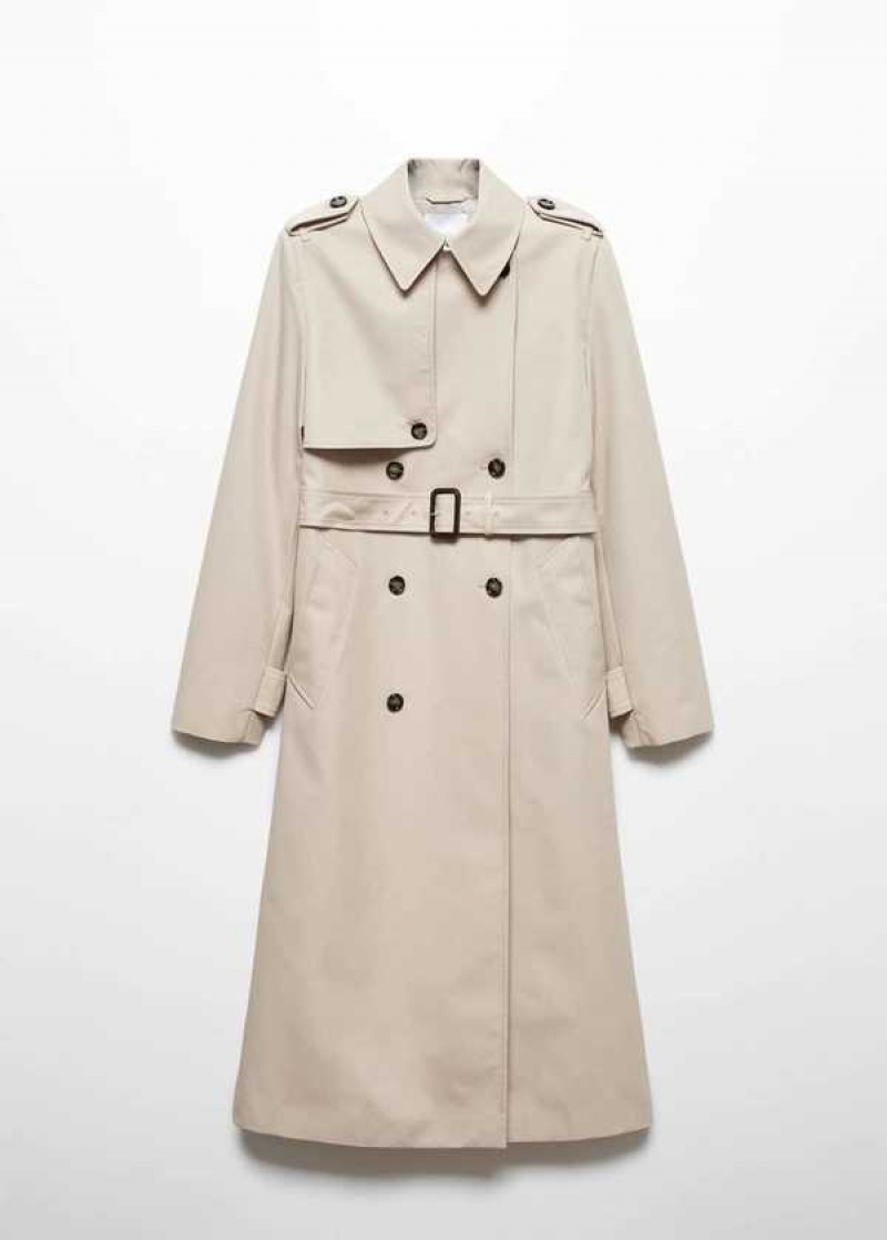 Mango Classic Trench Coat With Belt | MNG-26431