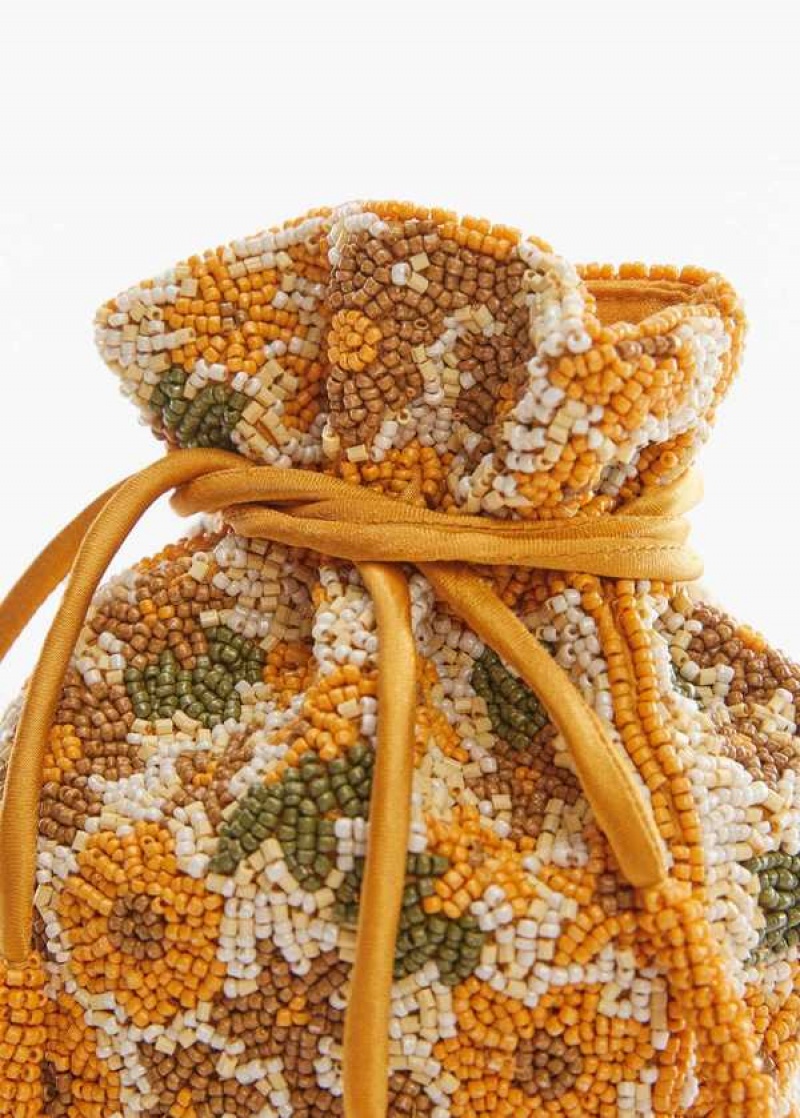 Mango Combined Beads Bucket Hat With Pocket | MNG-23236