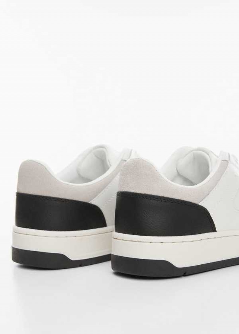 Mango Combined Læder Sneakers | MNG-21328