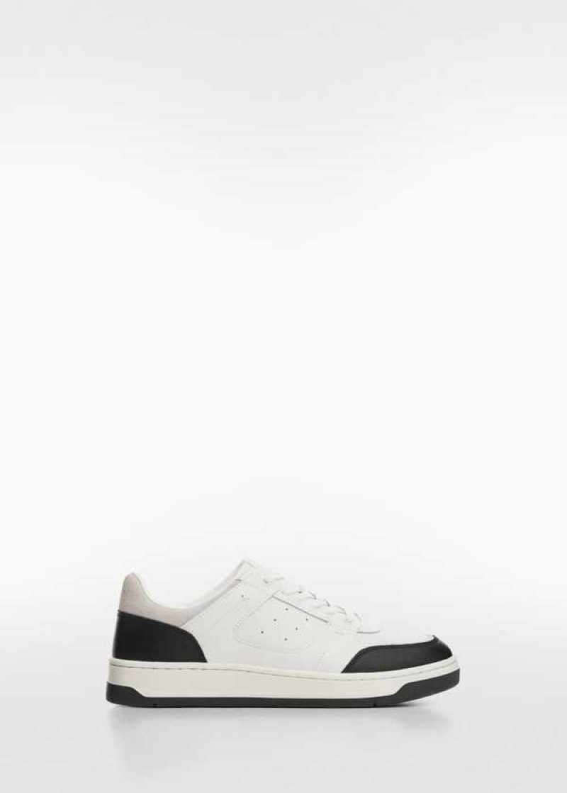 Mango Combined Læder Sneakers | MNG-21328